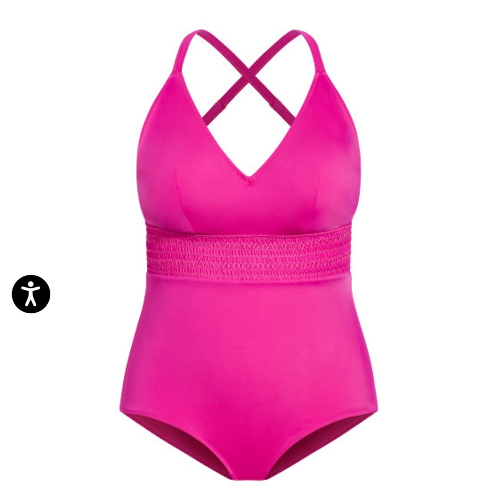 🆕 NWT - hot pink “lucia” bathing suit. 💖